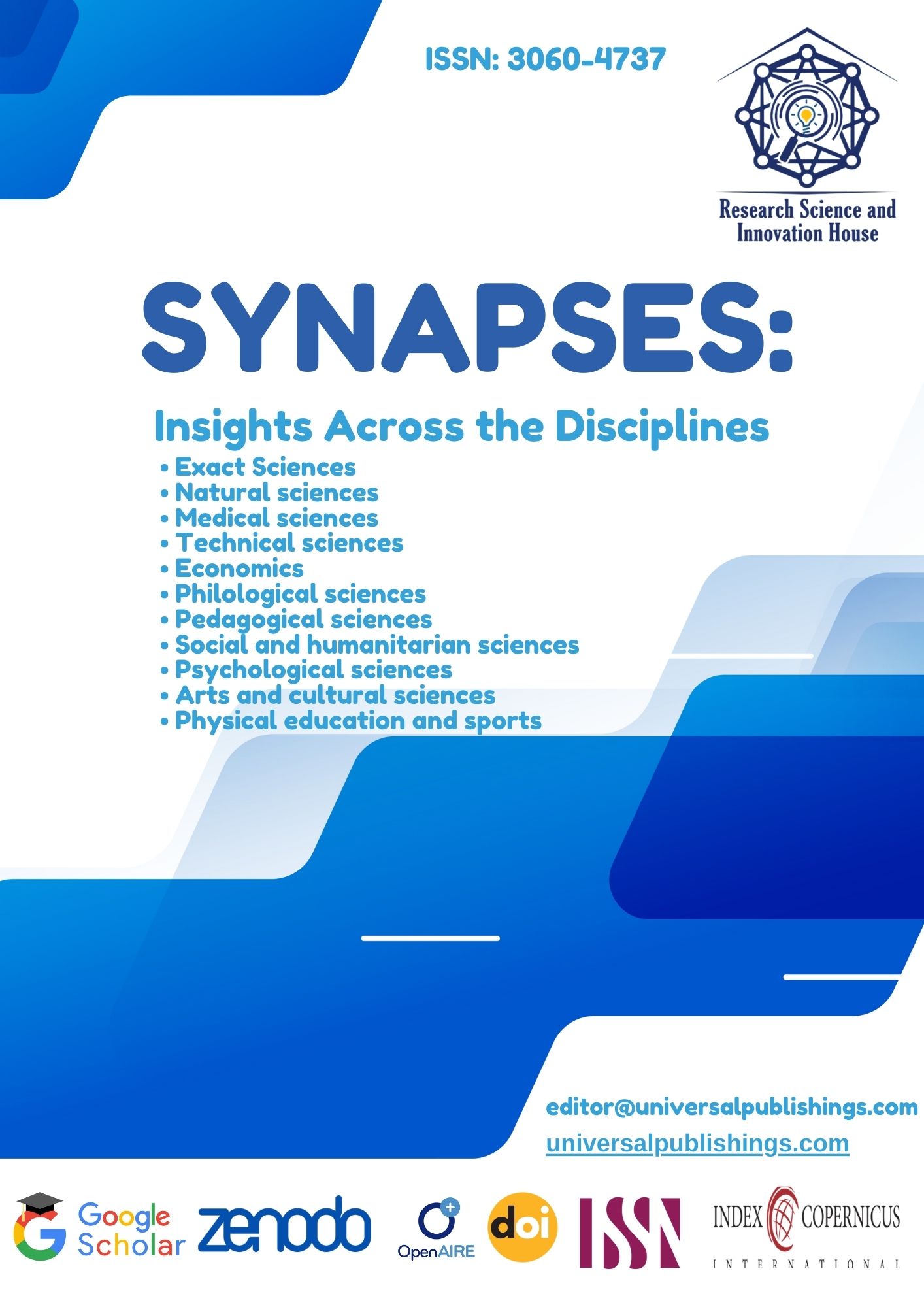 					View Vol. 1 No. 5 (2024): SYNAPSES: INSIGHTS ACROSS THE DISCIPLINES
				