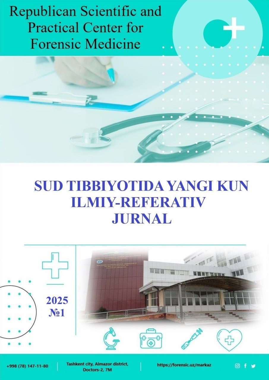 Vol. 2 No. 1 (2026): SUD TIBBIYOTIDA YANGI KUN